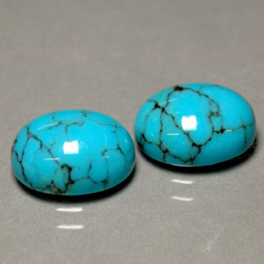 Achetez naturel ct bleue turquoise gems, coupe ovale, en provenance afghanistan chez gemselect. en stock, livraison internationale!