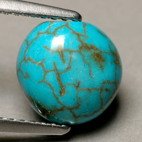 Turquoise Bleu naturelle Forme fantaisie, 3.13 ct, Opaque
