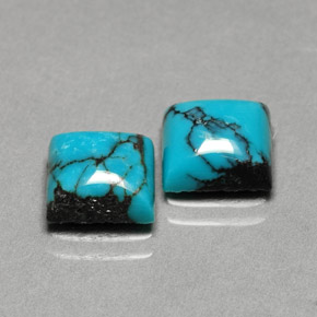 Achetez naturel ct Bleu Turquoise gems, Carré, En provenance Afghanistan chez GemSelect. En stock, livraison internationale!