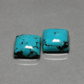 Achetez naturel ct Bleu Turquoise gems, Carré, En provenance Afghanistan chez GemSelect. En stock, livraison internationale!
