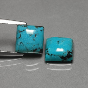 Achetez naturel ct Bleu Turquoise gems, Carré, En provenance Afghanistan chez GemSelect. En stock, livraison internationale!