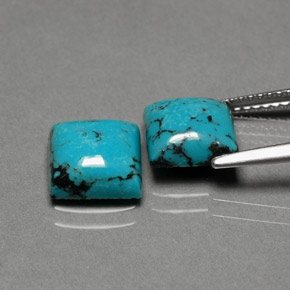 Achetez naturel ct Bleu Turquoise gems, Carré, En provenance Afghanistan chez GemSelect. En stock, livraison internationale!