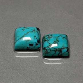 Achetez naturel ct Bleu Turquoise gems, Carré, En provenance Afghanistan chez GemSelect. En stock, livraison internationale!