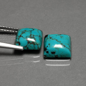 Achetez naturel ct Bleu Turquoise gems, Carré, En provenance Afghanistan chez GemSelect. En stock, livraison internationale!