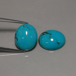 Achetez naturel ct bleue turquoise gems, coupe ovale, en provenance afghanistan chez gemselect. en stock, livraison internationale!