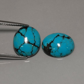 Achetez naturel ct bleue turquoise gems, coupe ovale, en provenance afghanistan chez gemselect. en stock, livraison internationale!
