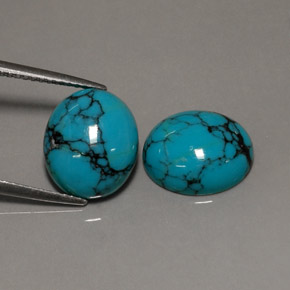 Achetez naturel ct bleue turquoise gems, coupe ovale, en provenance afghanistan chez gemselect. en stock, livraison internationale!