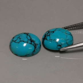 Achetez naturel ct bleue turquoise gems, coupe ovale, en provenance afghanistan chez gemselect. en stock, livraison internationale!