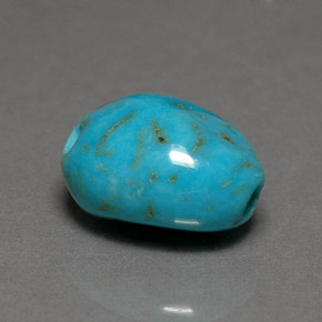 Turquoise Bleu naturelle Forme fantaisie, 3.35 ct, Opaque
