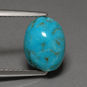 Turquoise Bleu naturelle Forme fantaisie, 3.35 ct, Opaque