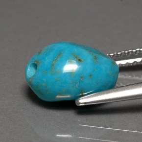 Turquoise Bleu naturelle Forme fantaisie, 3.35 ct, Opaque