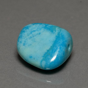 Turquoise bleue naturelle forme fantaisie, 3,83 ct, opaque