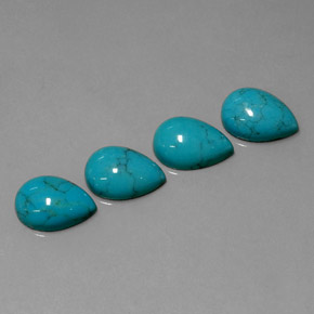 Achetez naturel ct bleue turquoise gems, en forme de poire, en provenance afghanistan chez gemselect. en stock, livraison internationale!