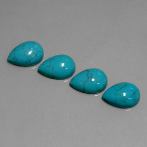 Achetez naturel ct bleue turquoise gems, en forme de poire, en provenance afghanistan chez gemselect. en stock, livraison internationale!