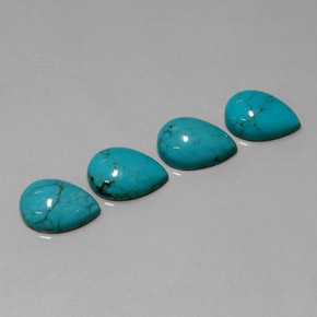 Achetez naturel ct bleue turquoise gems, en forme de poire, en provenance afghanistan chez gemselect. en stock, livraison internationale!