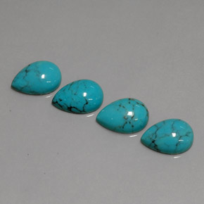 Achetez naturel ct bleue turquoise gems, en forme de poire, en provenance afghanistan chez gemselect. en stock, livraison internationale!