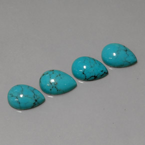 Achetez naturel ct bleue turquoise gems, en forme de poire, en provenance afghanistan chez gemselect. en stock, livraison internationale!