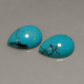 Achetez naturel ct Bleu Turquoise gems, En forme de poire, En provenance Afghanistan chez GemSelect. En stock, livraison internationale!