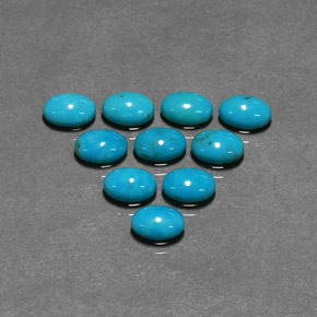 Achetez naturel ct Bleu Turquoise gems, Coupe ovale, En provenance Afghanistan chez GemSelect. En stock, livraison internationale!