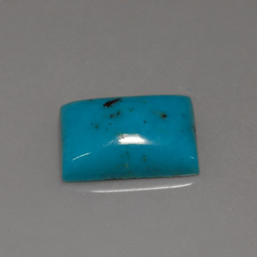 Turquoise Bleu naturelle Baquette, 3.35 ct, Opaque