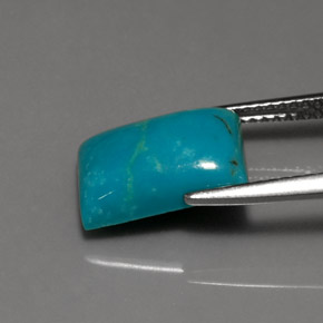 Turquoise Bleu naturelle Baquette, 3.03 ct, Opaque