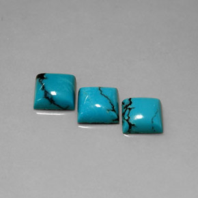 Achetez naturel ct bleue turquoise gems, carré, en provenance afghanistan chez gemselect. en stock, livraison internationale!