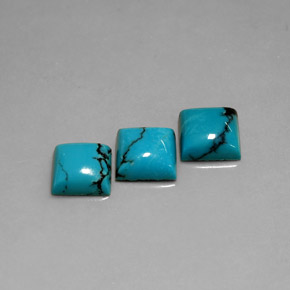 Achetez naturel ct bleue turquoise gems, carré, en provenance afghanistan chez gemselect. en stock, livraison internationale!