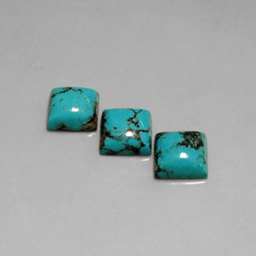 Achetez naturel ct Bleu Turquoise gems, Carré, En provenance Afghanistan chez GemSelect. En stock, livraison internationale!