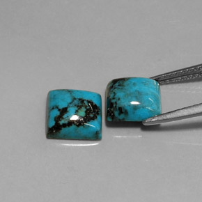 Achetez naturel ct bleue turquoise gems, carré, en provenance afghanistan chez gemselect. en stock, livraison internationale!