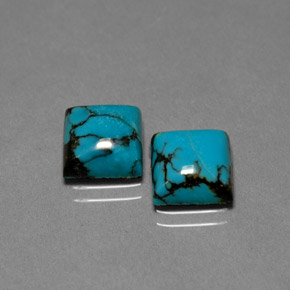 Achetez naturel ct bleue turquoise gems, carré, en provenance afghanistan chez gemselect. en stock, livraison internationale!