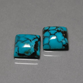 Achetez naturel ct Bleu Turquoise gems, Carré, En provenance Afghanistan chez GemSelect. En stock, livraison internationale!