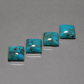 Achetez naturel ct Bleu Turquoise gems, Carré, En provenance Afghanistan chez GemSelect. En stock, livraison internationale!