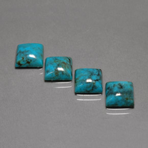 Achetez naturel ct Bleu Turquoise gems, Carré, En provenance Afghanistan chez GemSelect. En stock, livraison internationale!