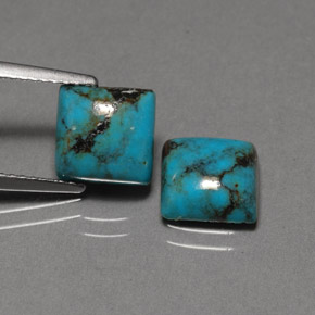 Achetez naturel ct Bleu Turquoise gems, Carré, En provenance Afghanistan chez GemSelect. En stock, livraison internationale!