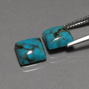 Achetez naturel ct Bleu Turquoise gems, Carré, En provenance Afghanistan chez GemSelect. En stock, livraison internationale!