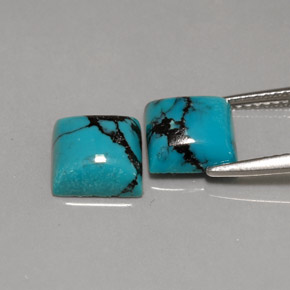 Achetez naturel ct Bleu Turquoise gems, Carré, En provenance Afghanistan chez GemSelect. En stock, livraison internationale!