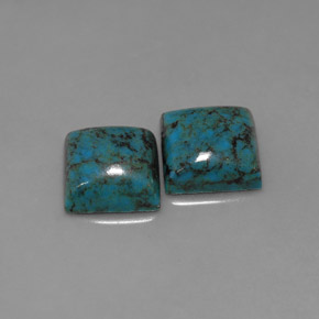Achetez naturel ct bleue turquoise gems, carré, en provenance afghanistan chez gemselect. en stock, livraison internationale!