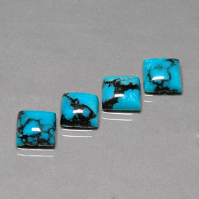 Achetez naturel ct bleue turquoise gems, carré, en provenance afghanistan chez gemselect. en stock, livraison internationale!
