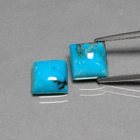 Achetez naturel ct Bleu Turquoise gems, Carré, En provenance Afghanistan chez GemSelect. En stock, livraison internationale!