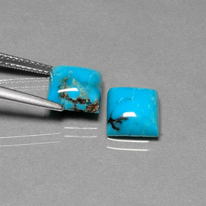 Achetez naturel ct Bleu Turquoise gems, Carré, En provenance Afghanistan chez GemSelect. En stock, livraison internationale!