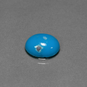 Turquoise Bleu naturelle Coupe ovale, 1.94 ct, Opaque