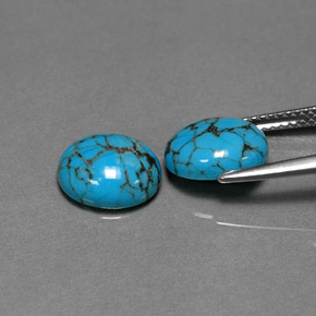 Achetez naturel ct bleue turquoise gems, coupe ovale, en provenance afghanistan chez gemselect. en stock, livraison internationale!