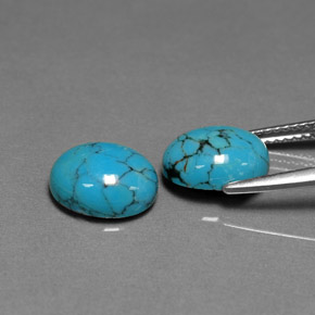 Achetez naturel ct bleue turquoise gems, coupe ovale, en provenance afghanistan chez gemselect. en stock, livraison internationale!