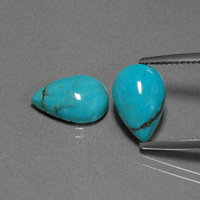 Achetez naturel ct vert turquoise gems, en forme de poire, en provenance afghanistan chez gemselect. en stock, livraison internationale!