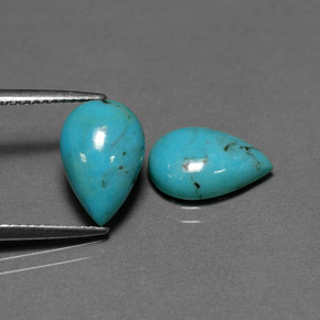 Achetez naturel ct vert turquoise gems, en forme de poire, en provenance afghanistan chez gemselect. en stock, livraison internationale!