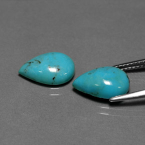 Achetez naturel ct vert turquoise gems, en forme de poire, en provenance afghanistan chez gemselect. en stock, livraison internationale!