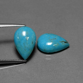 Achetez naturel ct vert turquoise gems, en forme de poire, en provenance afghanistan chez gemselect. en stock, livraison internationale!