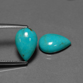 Achetez naturel ct Bleu vert Turquoise gems, En forme de poire, En provenance Afghanistan chez GemSelect. En stock, livraison internationale!