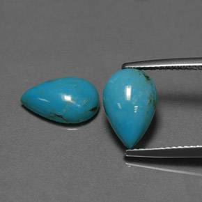 Achetez naturel ct bleue turquoise gems, en forme de poire, en provenance afghanistan chez gemselect. en stock, livraison internationale!