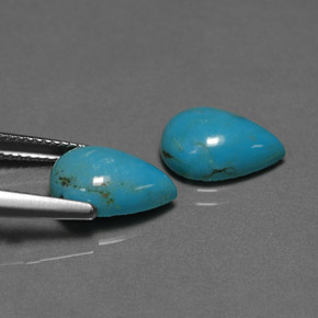 Achetez naturel ct bleue turquoise gems, en forme de poire, en provenance afghanistan chez gemselect. en stock, livraison internationale!